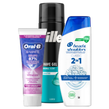 Alle Oral-B, Gillette of Head&Shoulders